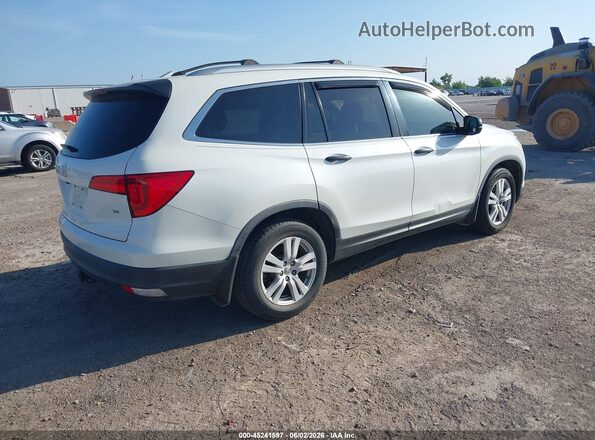5FNYF5H19HB038593 2017 HONDA PILOT Белый Задняя правая четверть