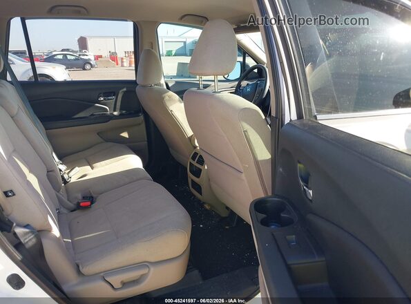 5FNYF5H19HB038593 2017 HONDA PILOT Белый Вид наклейки с VIN-кодом