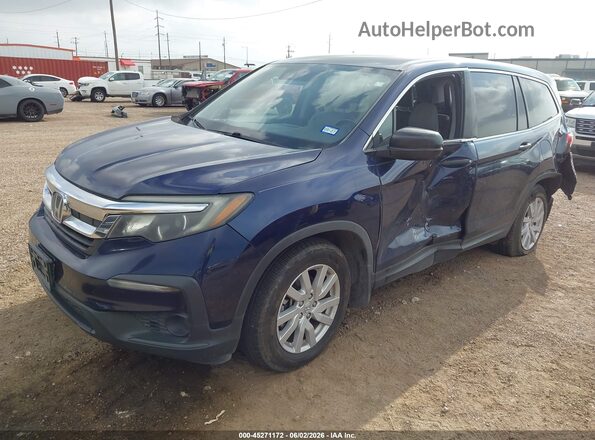 5FNYF5H19KB044479 2019 HONDA PILOT Blue Vista tres cuartos delantera izquierda
