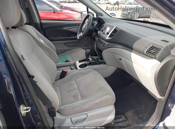 5FNYF5H19KB044479 2019 HONDA PILOT Blue Vista interior delantera