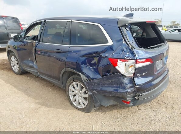 5FNYF5H19KB044479 2019 HONDA PILOT Blue Trasero izquierdo