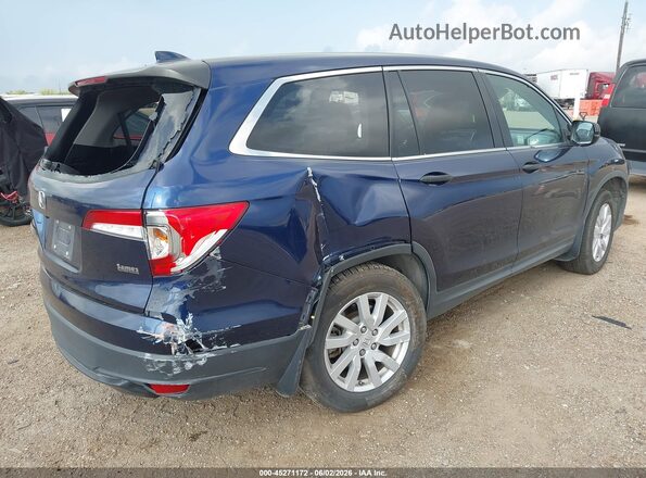 5FNYF5H19KB044479 2019 HONDA PILOT Blue Trasero derecho