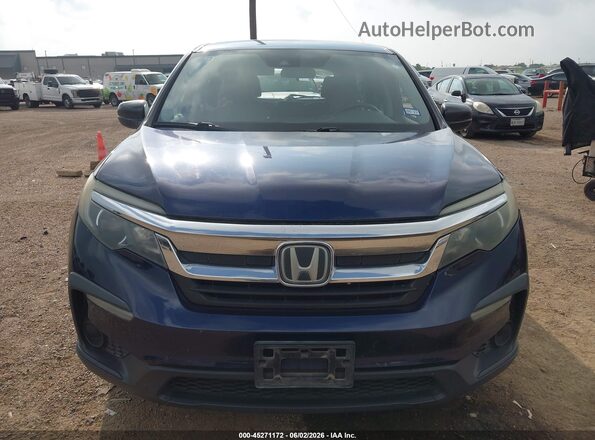 5FNYF5H19KB044479 2019 HONDA PILOT Blue Vista del cuadro de instrumentos