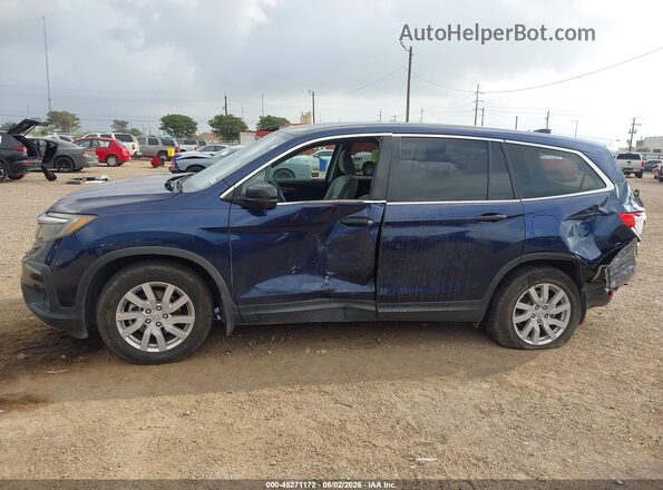 5FNYF5H19KB044479 2019 HONDA PILOT Blue Vista interior de 360 grados