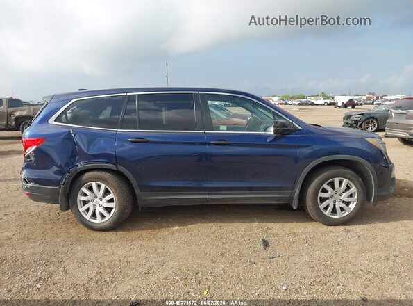 5FNYF5H19KB044479 2019 HONDA PILOT Blue Vista interior trasera