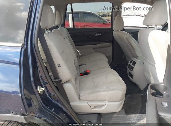 5FNYF5H19KB044479 2019 HONDA PILOT Blue Vista de la etiqueta del VIN