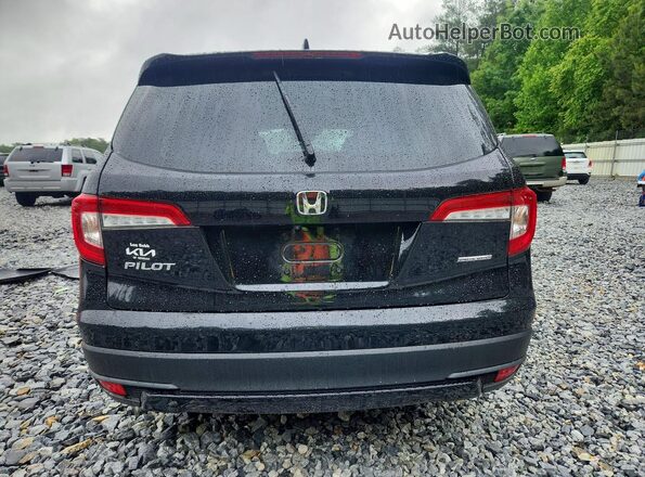 5FNYF5H21MB047422 2021 HONDA PILOT Black Հետևի տեսք