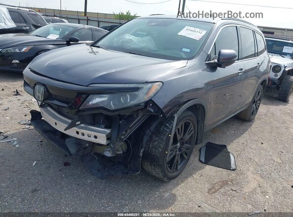 5FNYF5H24MB009604 2021 HONDA PILOT Gray Vista tres cuartos delantera izquierda