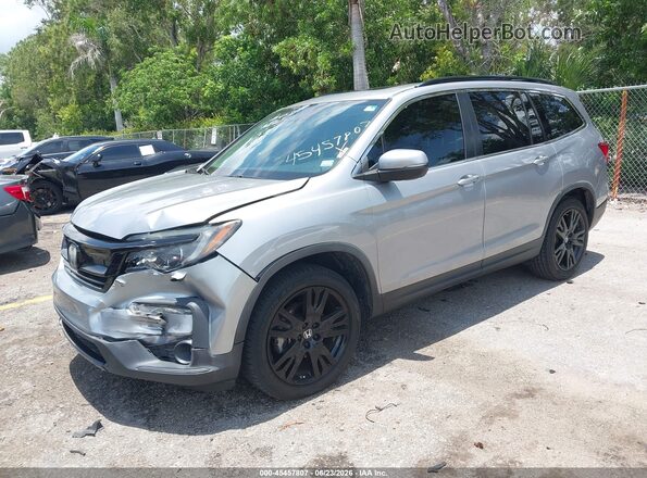 5FNYF5H25MB031336 2021 HONDA PILOT Silver Przód lewy