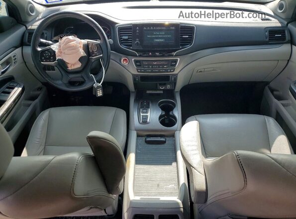 5FNYF5H27MB002498 2021 HONDA PILOT Silver Առջևի վահանակի տեսք