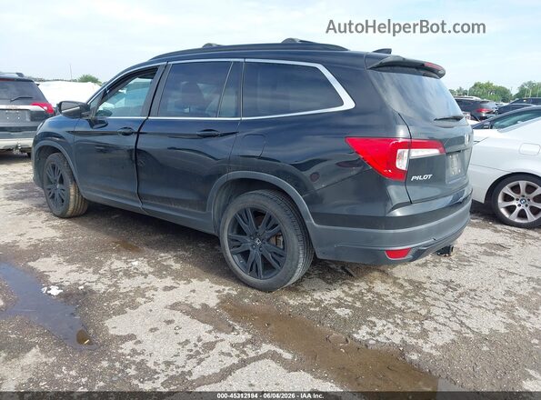 5FNYF5H28MB038099 2021 HONDA PILOT Черный Задняя левая четверть