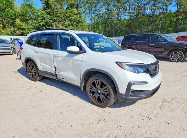 5FNYF5H29NB024746 2022 HONDA PILOT Белый Передняя правая четверть