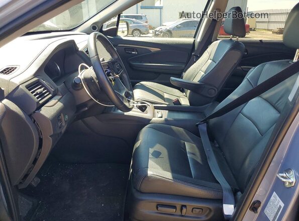 5FNYF5H29NB027159 2022 HONDA PILOT Gray Вид салону спереду