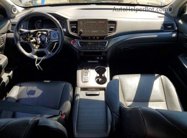 5FNYF5H29NB027159 2022 HONDA PILOT Gray Вид панелі приладів