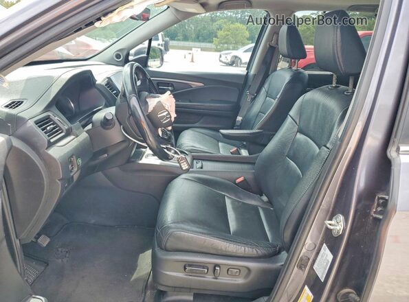 5FNYF5H2XMB008537 2021 HONDA PILOT Gray Widok wnętrza z przodu