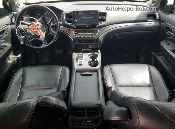 5FNYF5H2XMB008537 2021 HONDA PILOT Gray Widok deski rozdzielczej