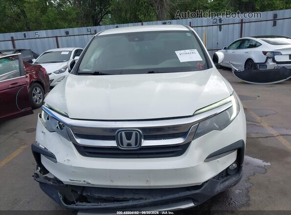 5FNYF5H30KB013171 2019 HONDA PILOT White ხელსაწყოთა პანელის ხედი