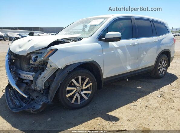 5FNYF5H30MB013688 2021 HONDA PILOT White Передня ліва чверть