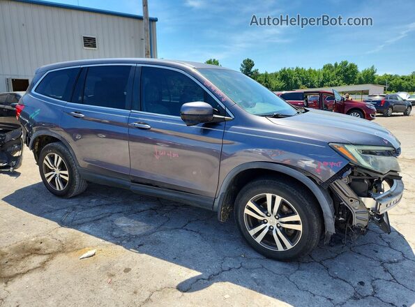 5FNYF5H31JB015915 2018 HONDA PILOT Gray 