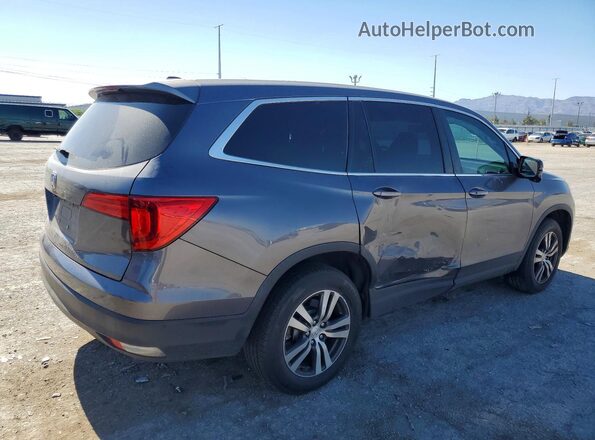 5FNYF5H31JB019561 2018 HONDA PILOT Gray Հետևի աջ