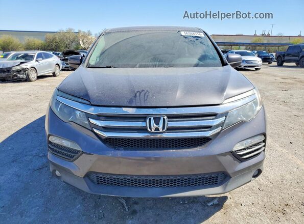 5FNYF5H31JB019561 2018 HONDA PILOT Gray Դիմացի տեսք