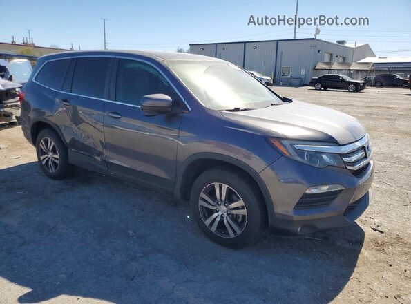 5FNYF5H31JB019561 2018 HONDA PILOT Gray Առջևի աջ