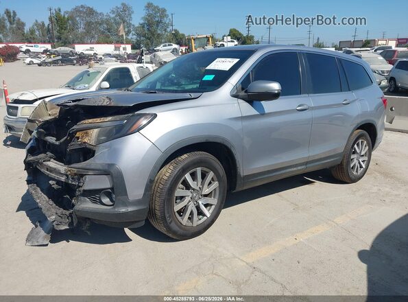 5FNYF5H31LB016954 2020 HONDA PILOT Серебряный Передняя левая четверть