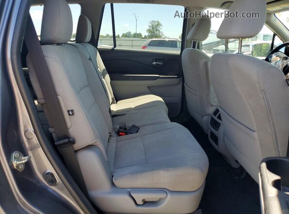 5FNYF5H32HB005436 2017 HONDA PILOT Gray Rear interior view