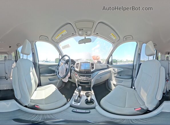 5FNYF5H32HB005436 2017 HONDA PILOT Gray 360 interior view