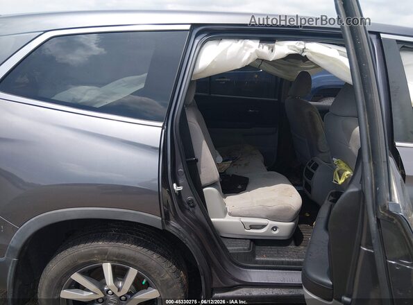 5FNYF5H32MB024837 2021 HONDA PILOT Gray Widok naklejki z numerem VIN