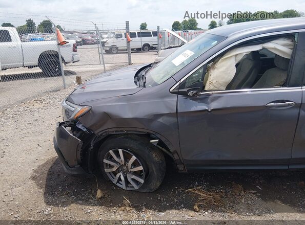5FNYF5H32MB024837 2021 HONDA PILOT Gray Widok wnętrza z tyłu