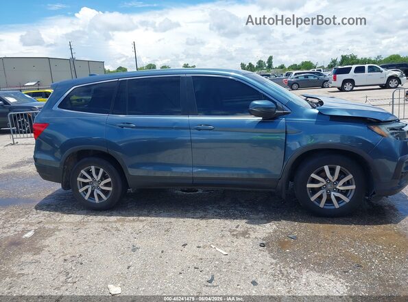 5FNYF5H33KB046634 2019 HONDA PILOT Blue Widok wnętrza z tyłu