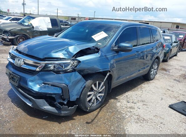 5FNYF5H33KB046634 2019 HONDA PILOT Blue Przód lewy