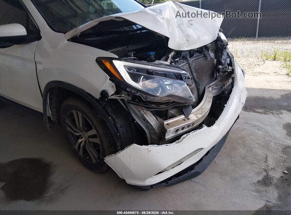 5FNYF5H34HB045744 2017 HONDA PILOT White Դիմացի տեսք