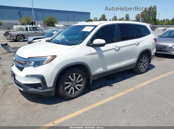 5FNYF5H34KB005316 2019 HONDA PILOT White Передня ліва чверть