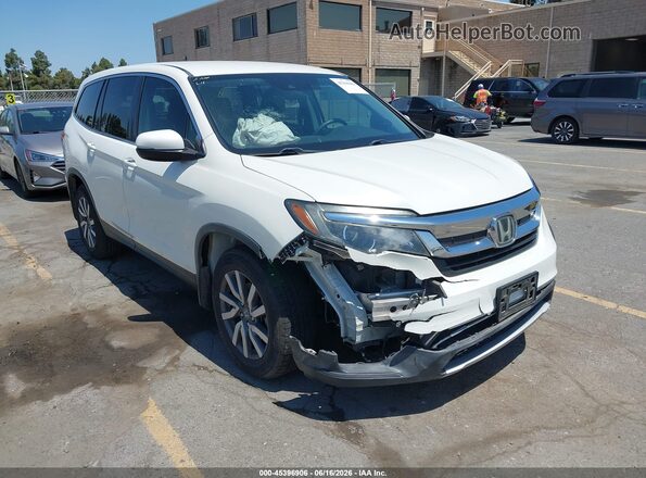 5FNYF5H34KB005316 2019 HONDA PILOT White Вид спереду