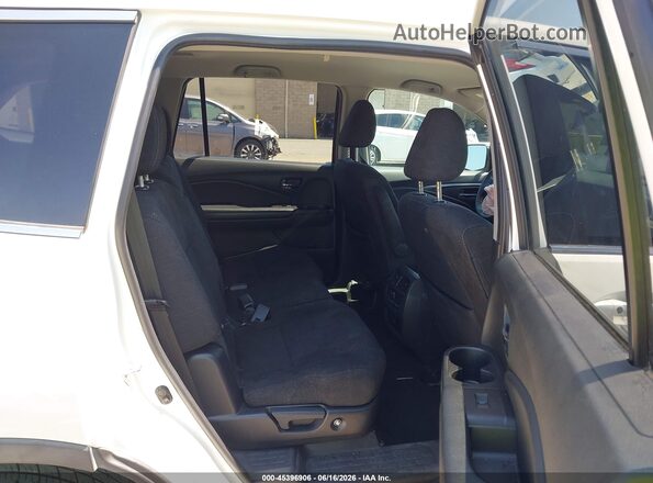 5FNYF5H34KB005316 2019 HONDA PILOT White Вид наклейки з VIN-кодом