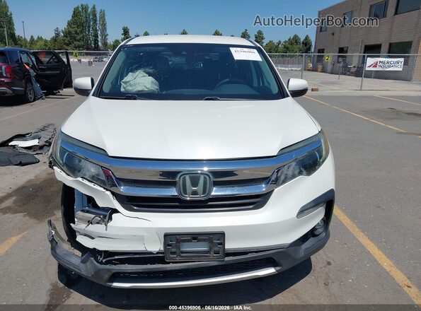 5FNYF5H34KB005316 2019 HONDA PILOT White Вид щитка приладів