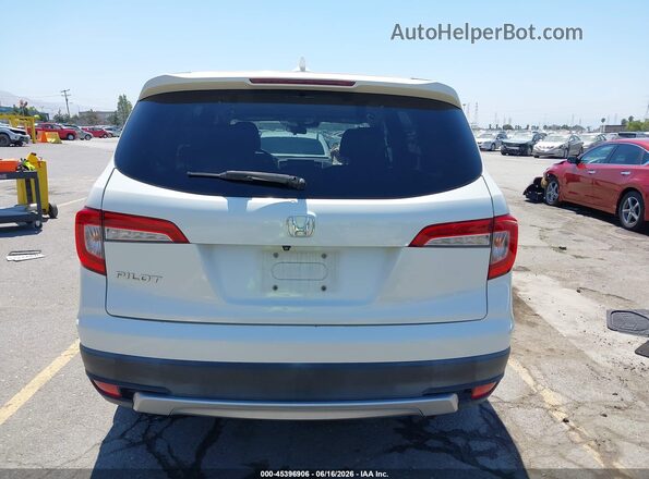 5FNYF5H34KB005316 2019 HONDA PILOT White 