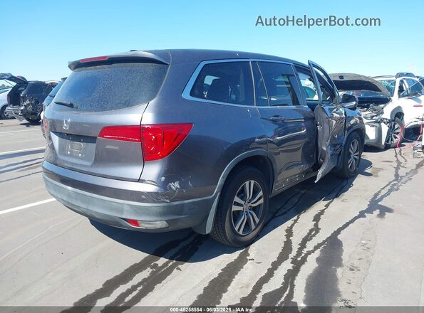 5FNYF5H35JB014735 2018 HONDA PILOT Gray 