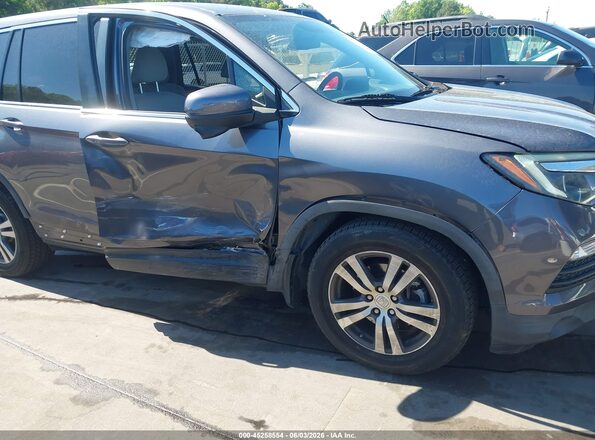 5FNYF5H35JB014735 2018 HONDA PILOT Gray 