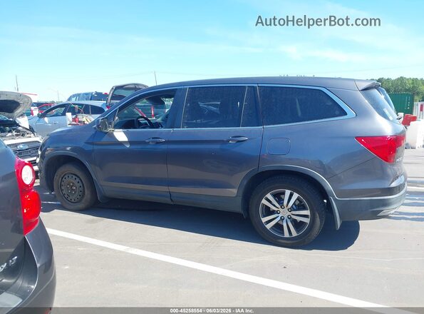 5FNYF5H35JB014735 2018 HONDA PILOT Gray 