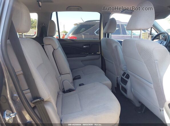 5FNYF5H35JB014735 2018 HONDA PILOT Gray 