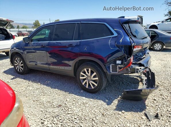 5FNYF5H35LB020568 2020 HONDA PILOT Blue Rear left