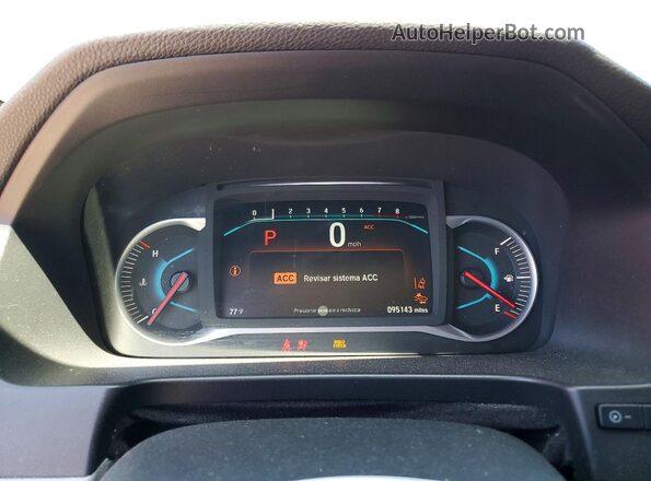 5FNYF5H35LB020568 2020 HONDA PILOT Blue Instrument cluster view