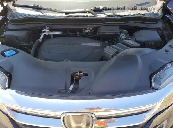 5FNYF5H35LB020568 2020 HONDA PILOT Blue Engine compartment view