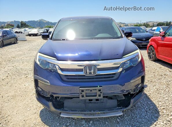 5FNYF5H35LB020568 2020 HONDA PILOT Blue Front view