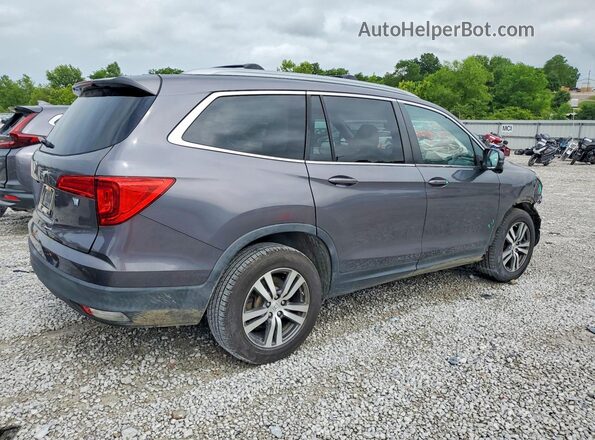 5FNYF5H36JB033598 2018 HONDA PILOT Gray Rear right