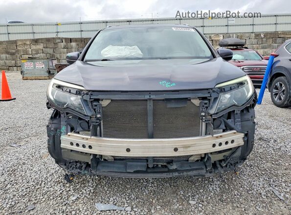 5FNYF5H36JB033598 2018 HONDA PILOT Gray Front view