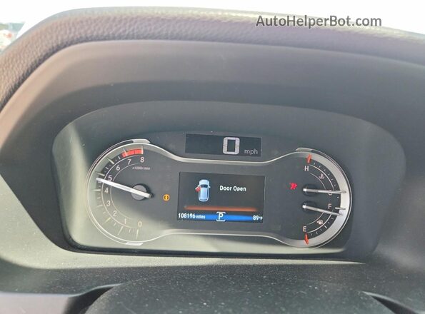 5FNYF5H37JB009309 2018 HONDA PILOT White Սարքավորումների վահանակի տեսք